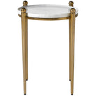Nahunta Antique Brass Side Table Uttermost