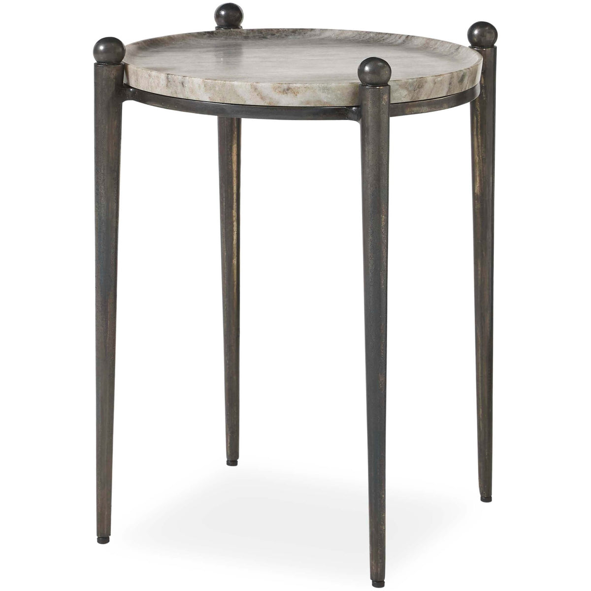 Nahunta Dark Bronze Side Table Uttermost
