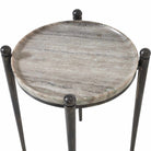 Nahunta Dark Bronze Side Table Uttermost