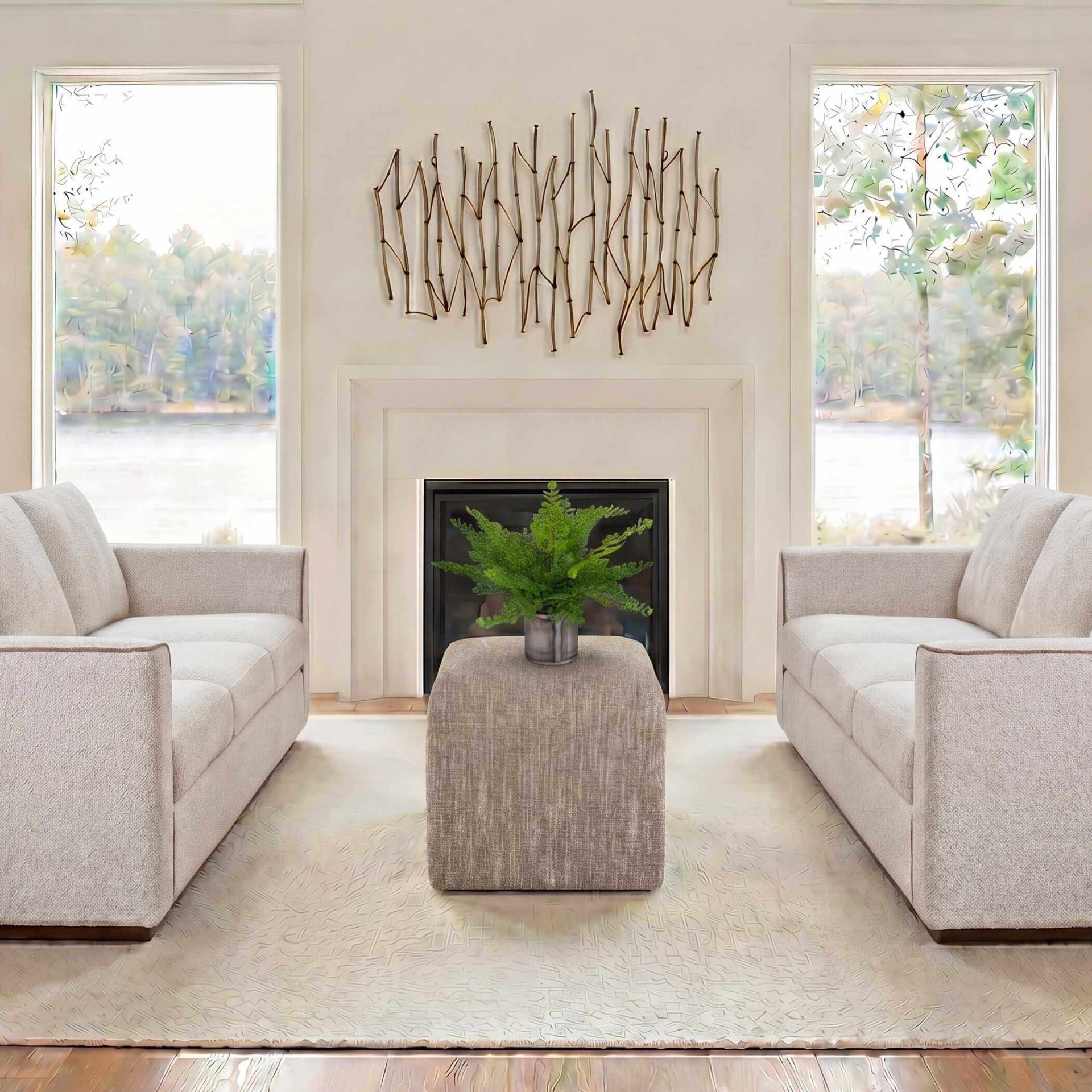Nature's Rhythm Gold Metal Wall Decor by Uttermost
