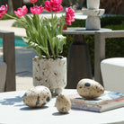 Nest Trio Indoor-Outdoor Stone Eggs - Set of 3 by Uttermost