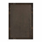 Pave Rectangular Travertine Mirror by Uttermost