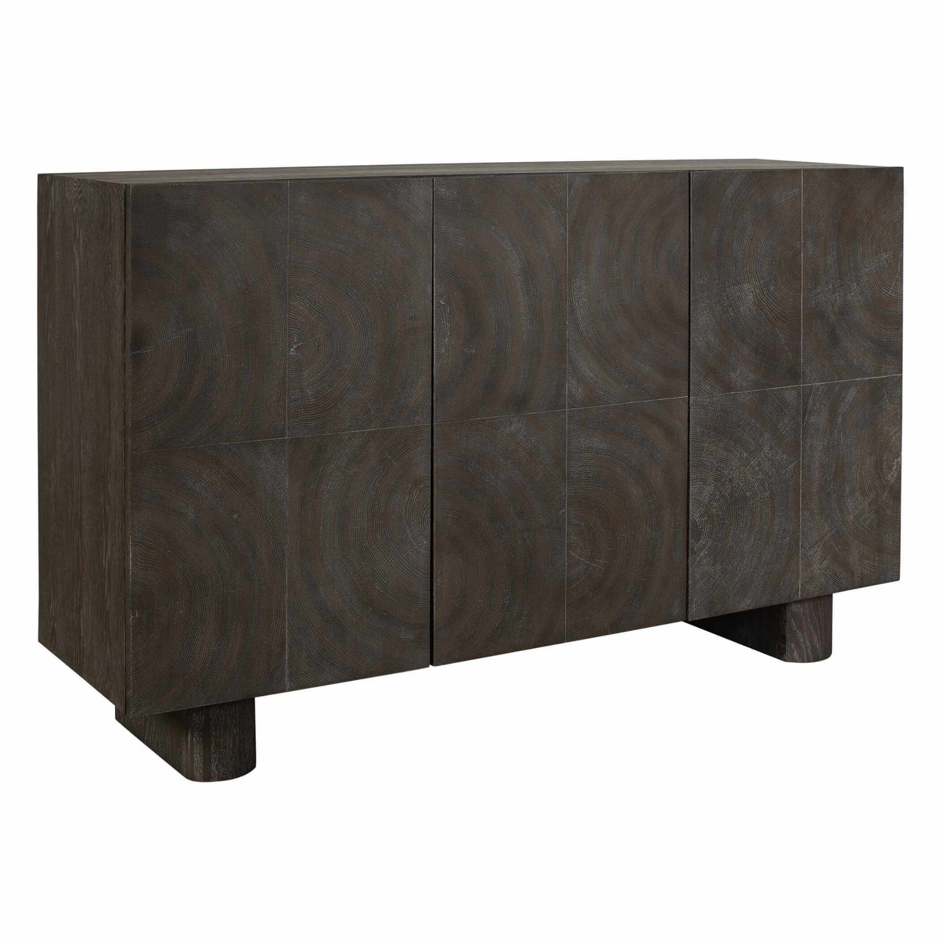 Phineas 3 Door Modern Cabinet by Uttermost