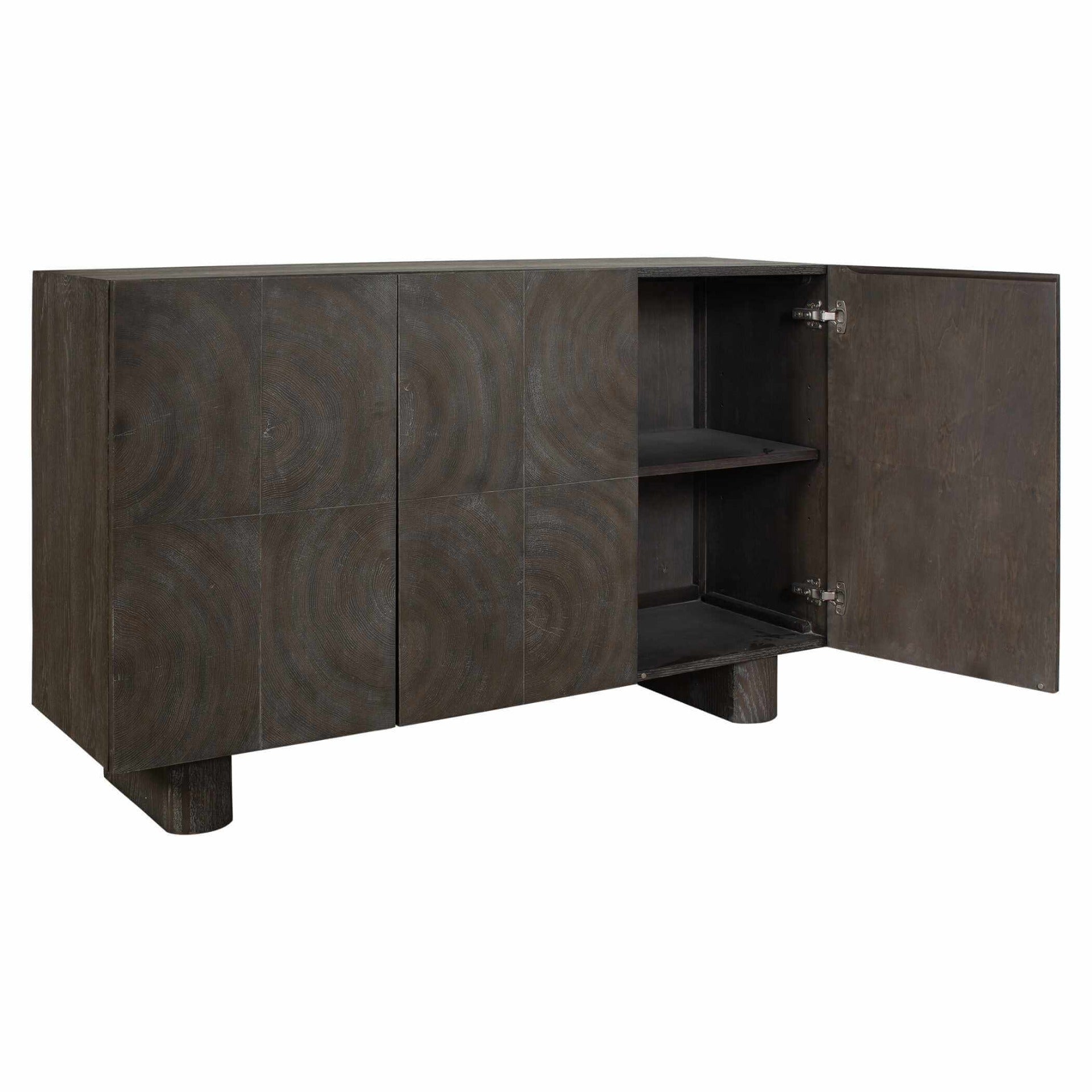 Phineas 3 Door Modern Cabinet by Uttermost