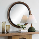 Porthole Bronze Round Mirror by Uttermost