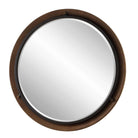 Porthole Bronze Round Mirror by Uttermost
