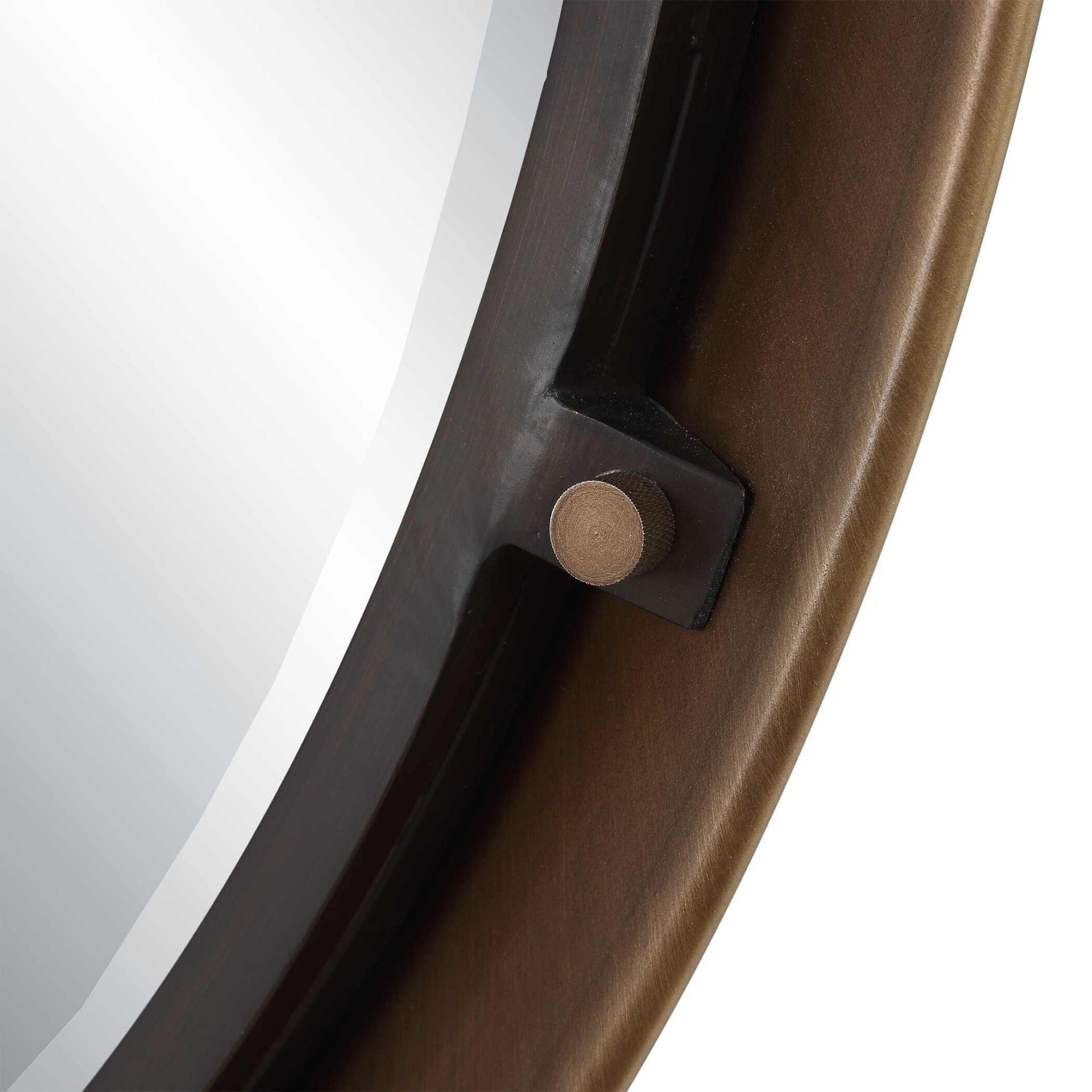 Porthole Bronze Round Mirror by Uttermost