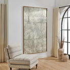Rally Oversized Antiqued Mirror by Uttermost