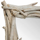 Rooted Reflection Bleached Teak Rectangular Mirror by Uttermost