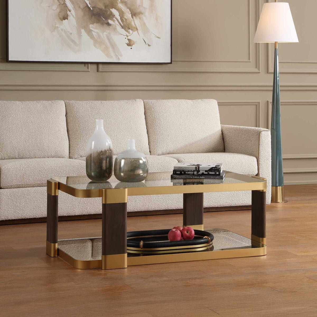 Ryles Glass Coffee Table by Uttermost