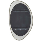 Schiller Oval Antique Nickel Mirror by Uttermost