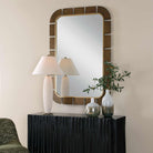 Segment Dark Bronze Mirror by Uttermost