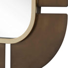 Segment Dark Bronze Mirror by Uttermost