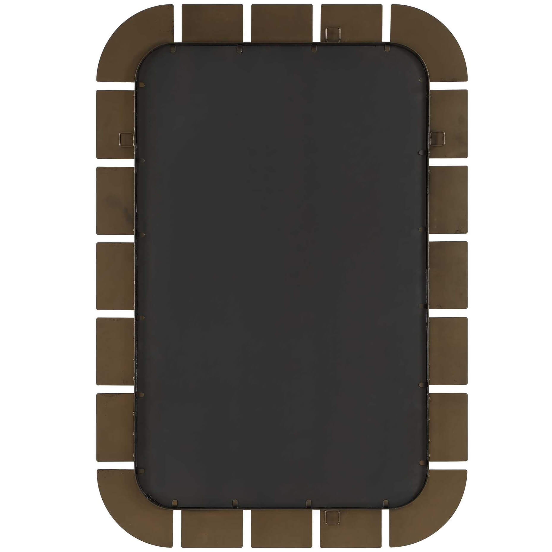 Segment Dark Bronze Mirror by Uttermost