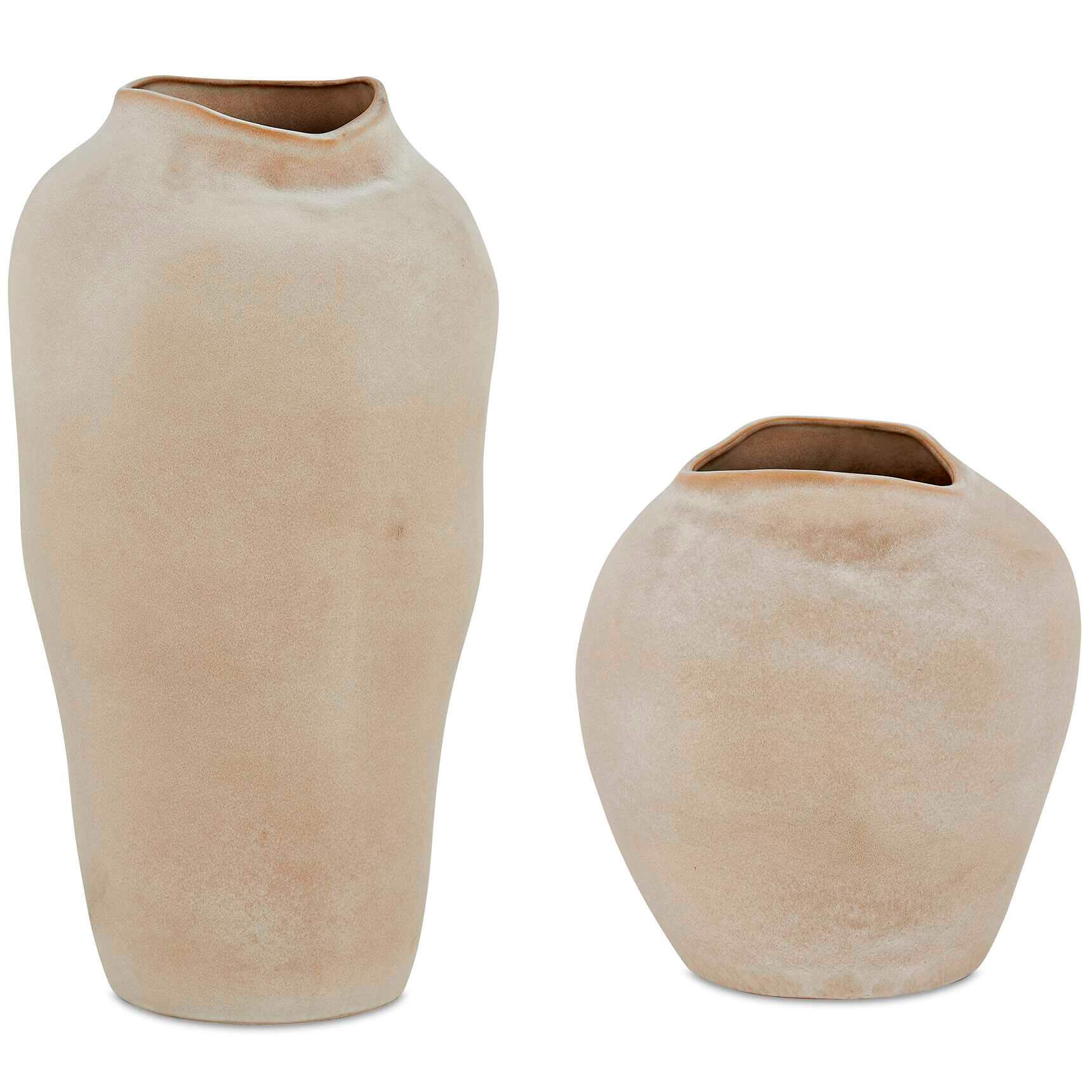 Shadow Play Indoor-Outdoor Vases - Set of 2 by Uttermost
