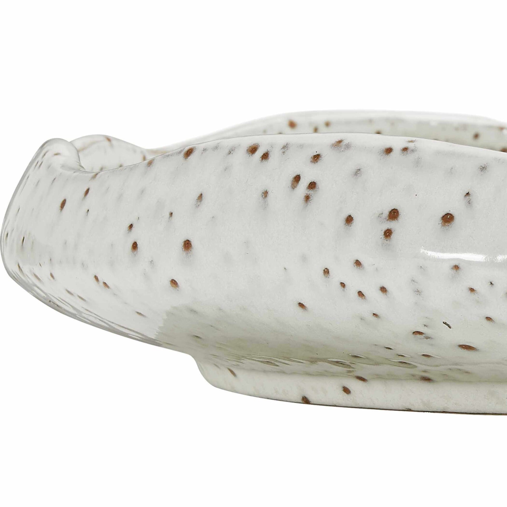 Stardust Ripple Indoor-Outdoor White Bowl by Uttermost