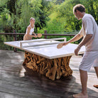 Stonewood Indoor-Outdoor Ping-Pong Dining Table Uttermost