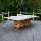 Stonewood Indoor-Outdoor Ping-Pong Dining Table Uttermost