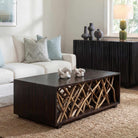 Teak Maze Coffee Table by Uttermost