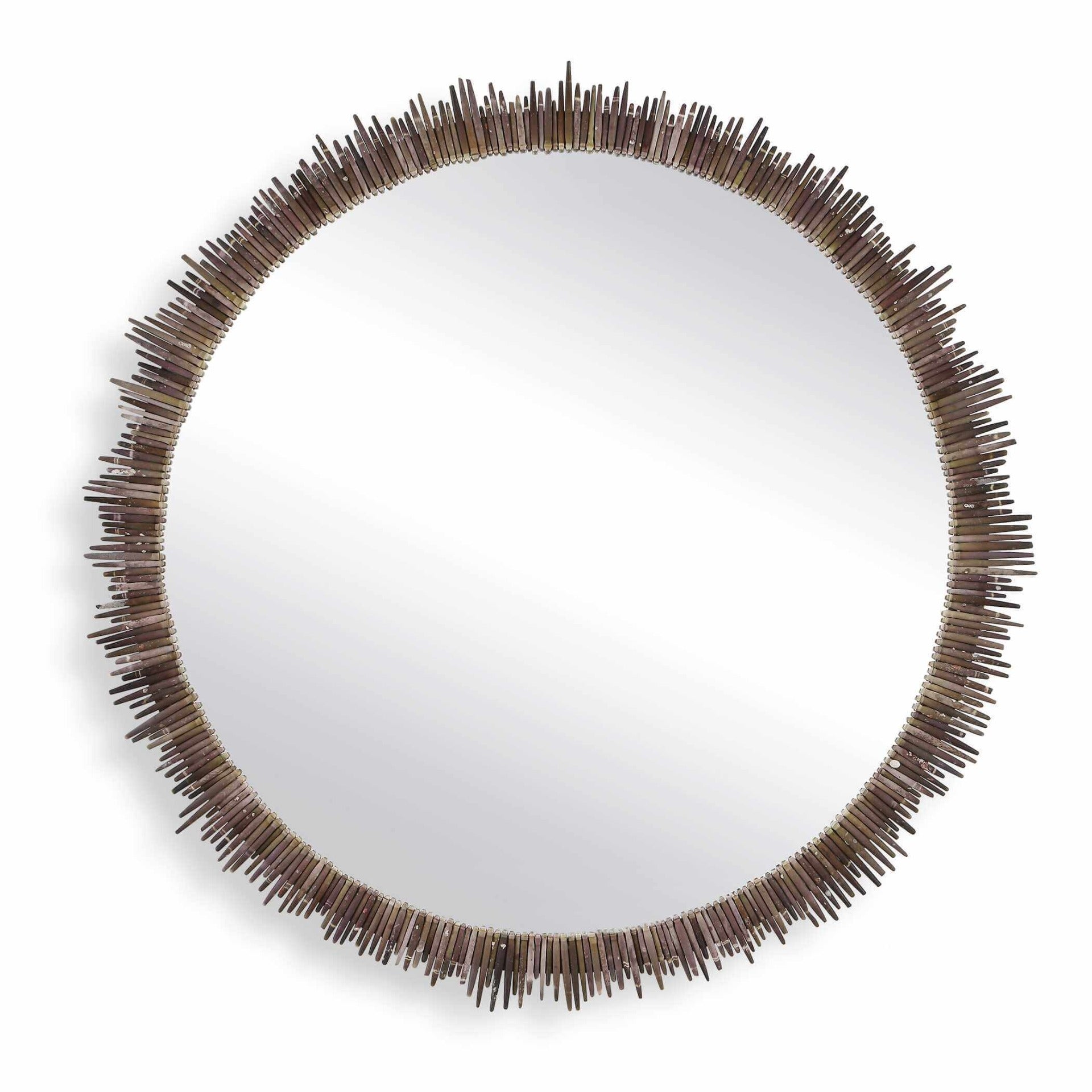 Tiger Sea Urchin Round Mirror by Uttermost
