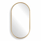 Torrado Oval Brass Mirror by Uttermost