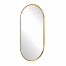 Torrado Oval Brass Mirror by Uttermost