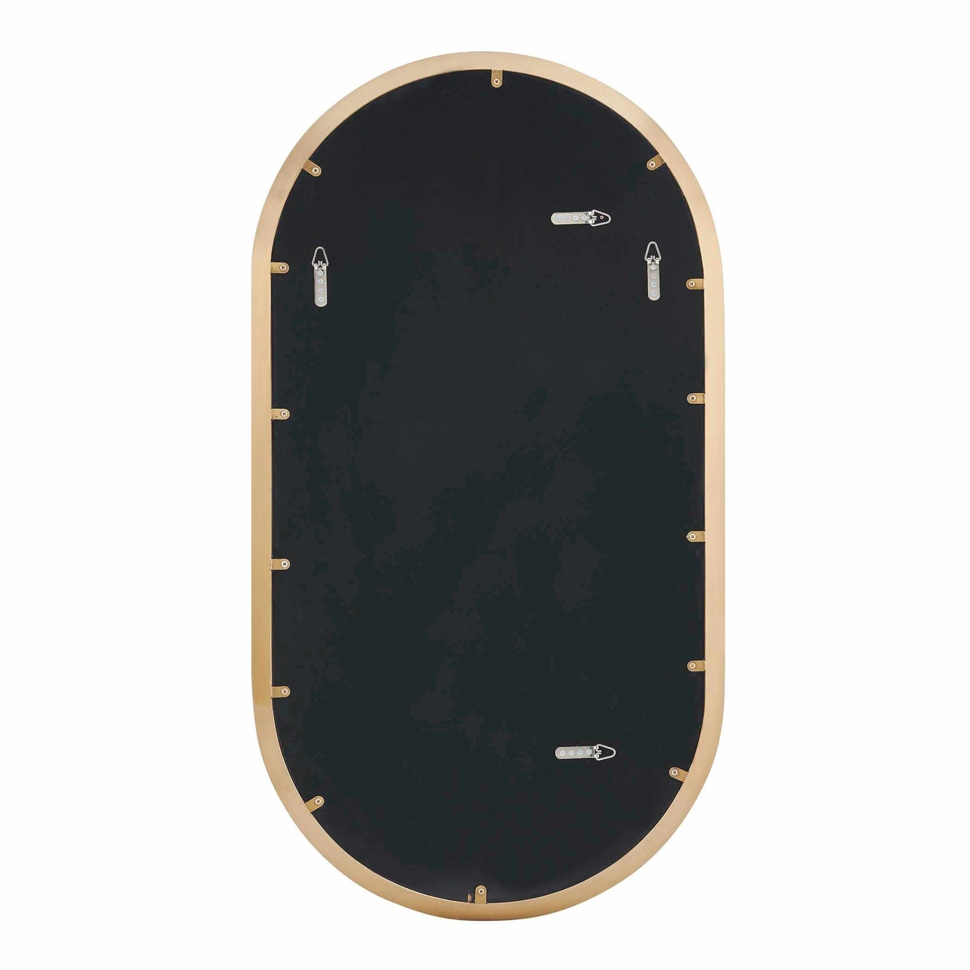 Torrado Oval Brass Mirror by Uttermost