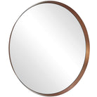 Torrado Round Bronze Mirror by Uttermost