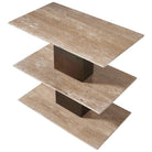 Travertini 3 Tiered Accent Table Uttermost