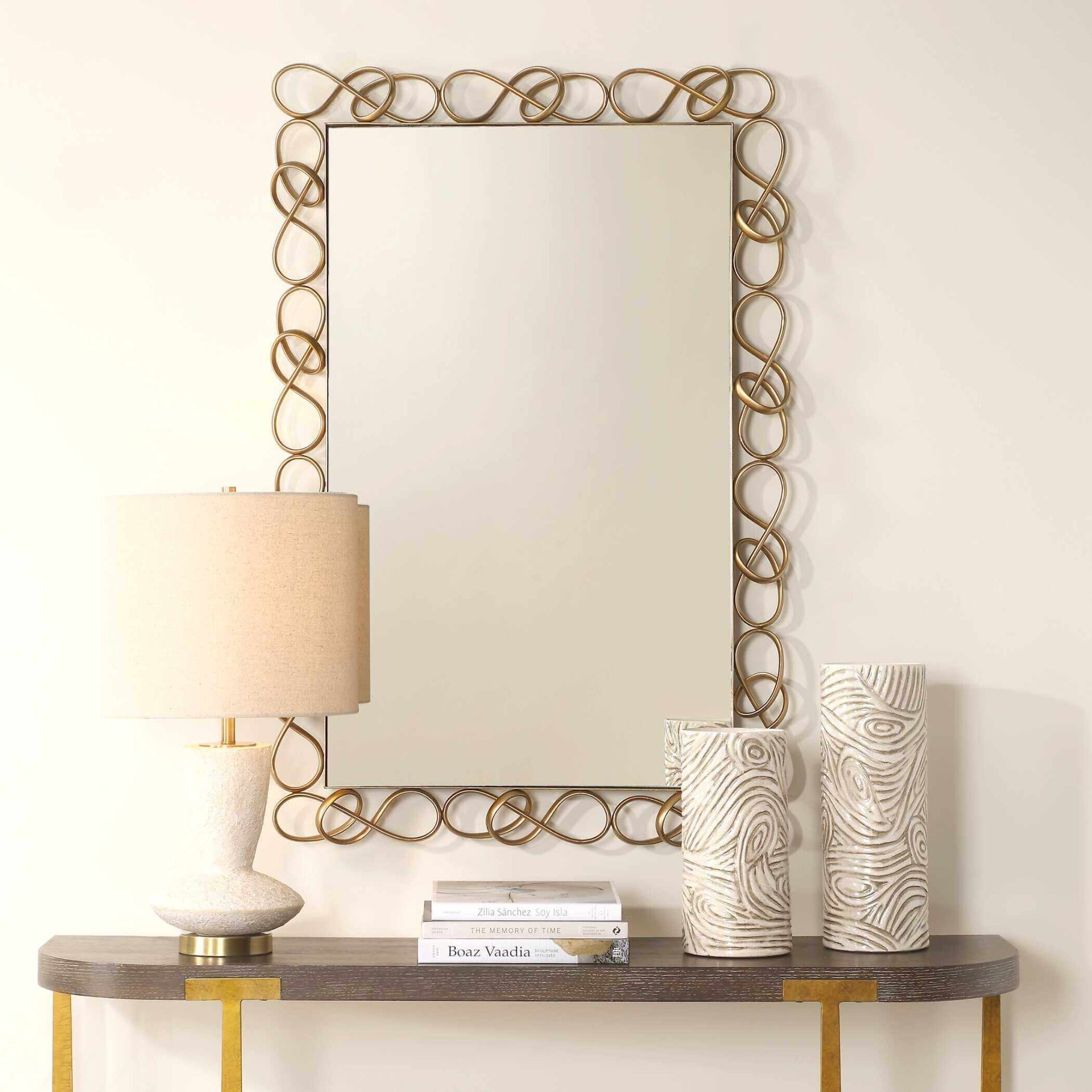 Twist It Antique Brass Mirror by Uttermost