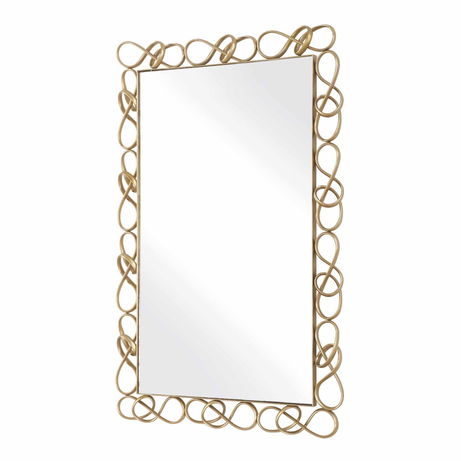 Twist It Antique Brass Mirror by Uttermost