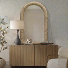 Twisted Seagrass Arch Mirror by Uttermost