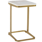 Tylan Marble Side Table Uttermost