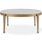 Tylan Round Marble Coffee Table Uttermost