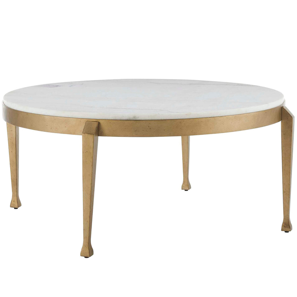 Tylan Round Marble Coffee Table Uttermost