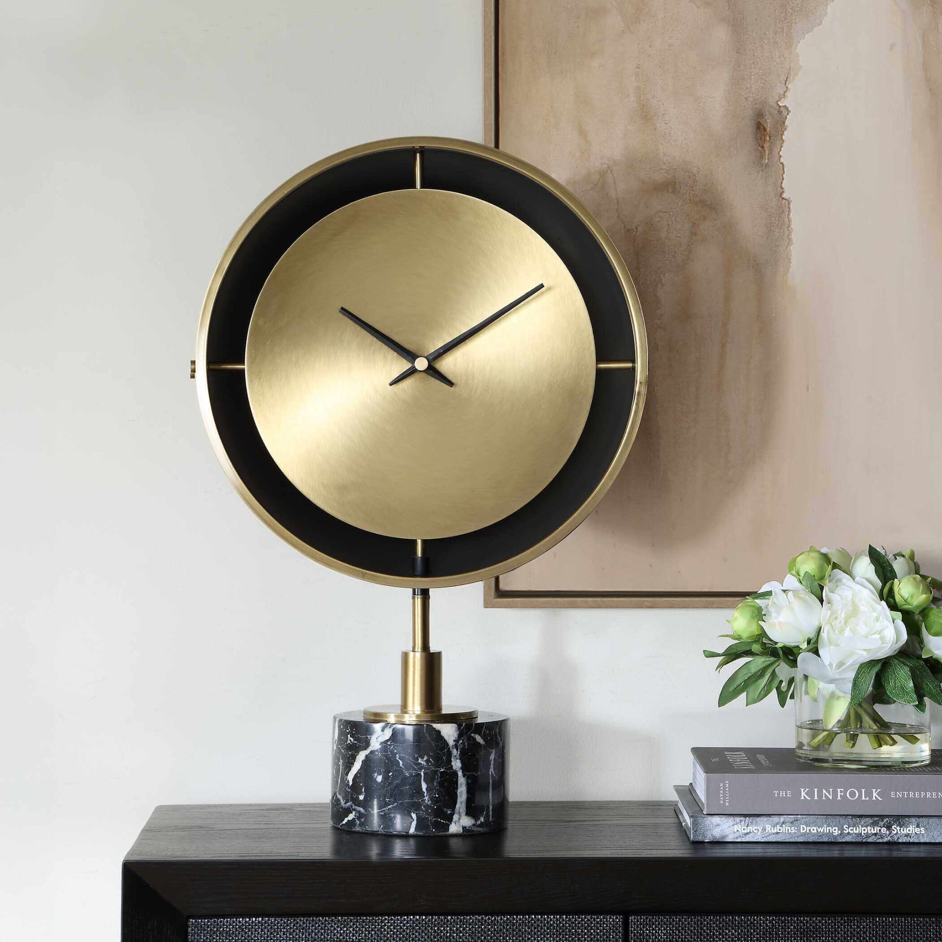 Velar Modern Table Clock by Uttermost