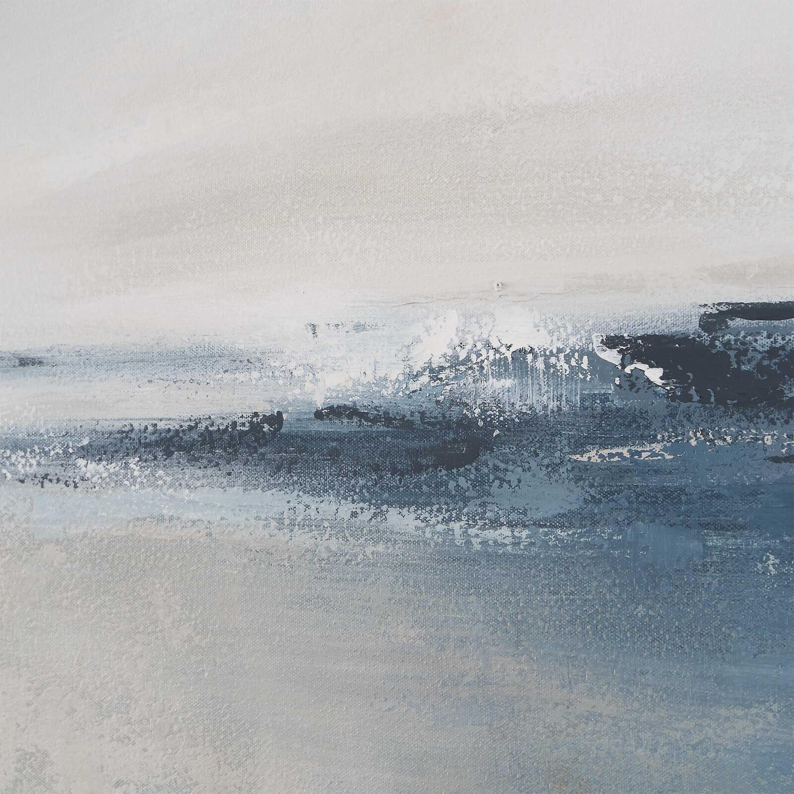 Above The Waterline Abstract Painting by Uttermost