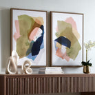 Abstract Afternoon Framed Canvases - Set of 2 by Uttermost