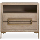 Alessia Modern Side Table in Light Oak by Uttermost