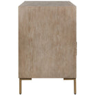 Alessia Modern Side Table in Light Oak by Uttermost