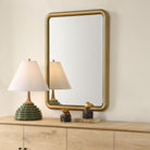 Atkinson Modern Mirror in Brass by Uttermost