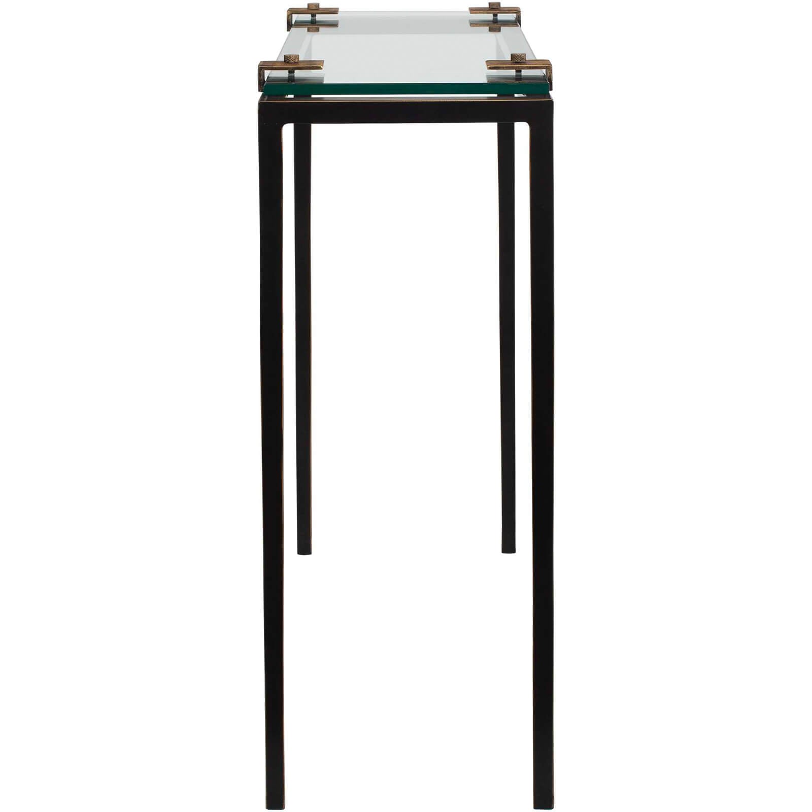 Averona Glass Top Side Table by Uttermost