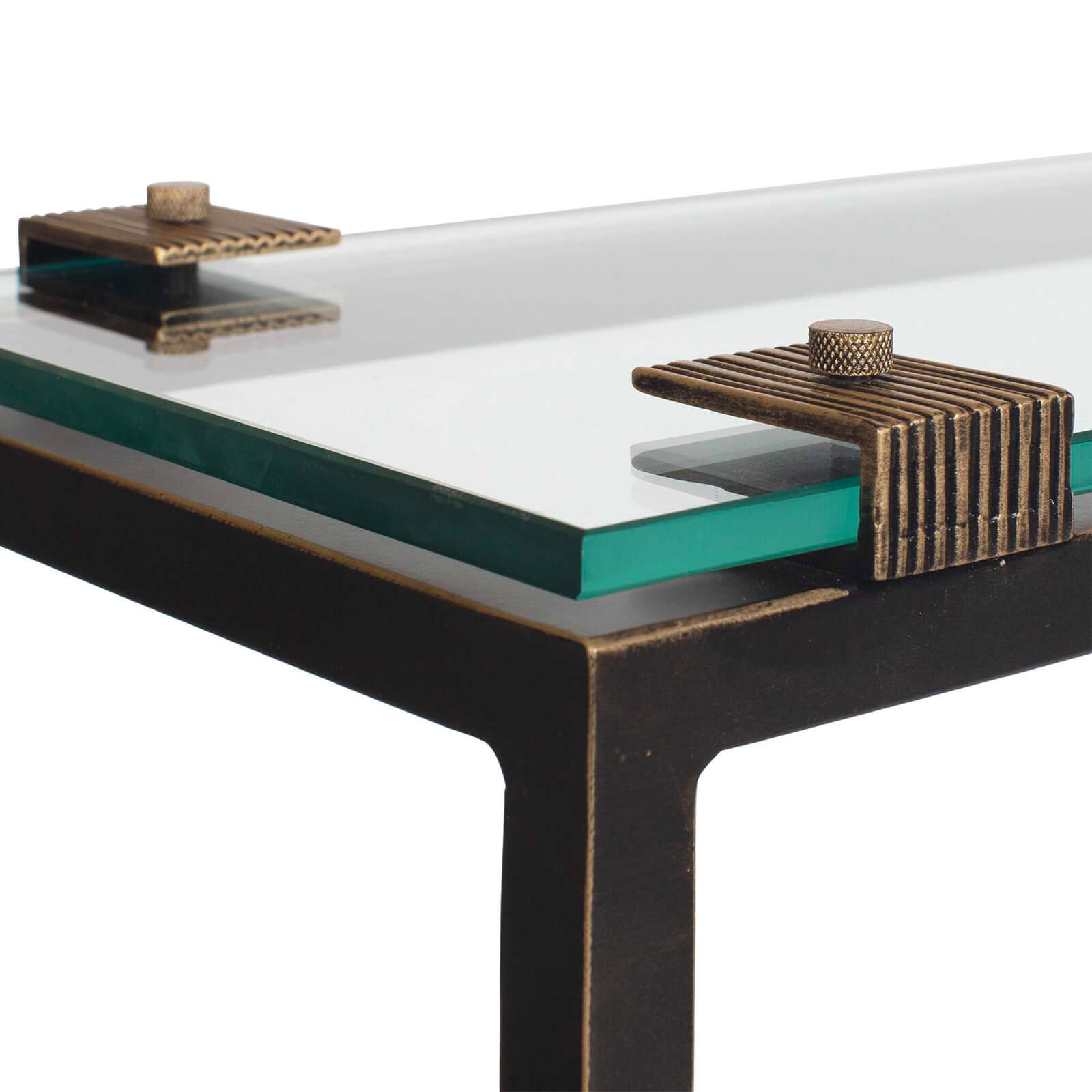 Averona Glass Top Side Table by Uttermost