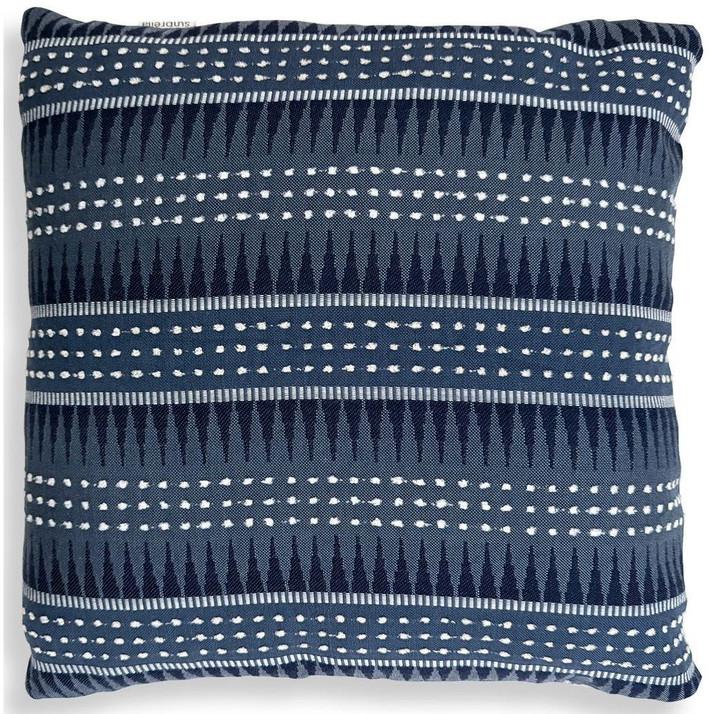 Backgammon Outdoor Cushion in Slate by Uttermost