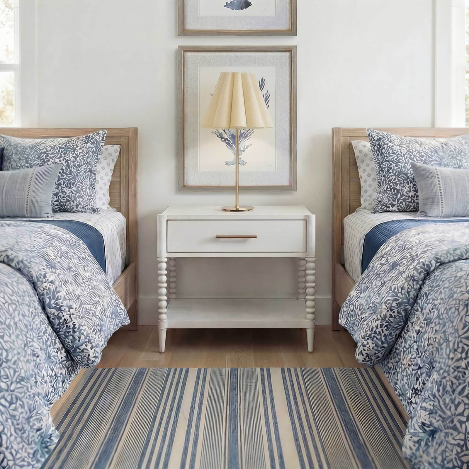 Bales Off-White Side Table by Uttermost