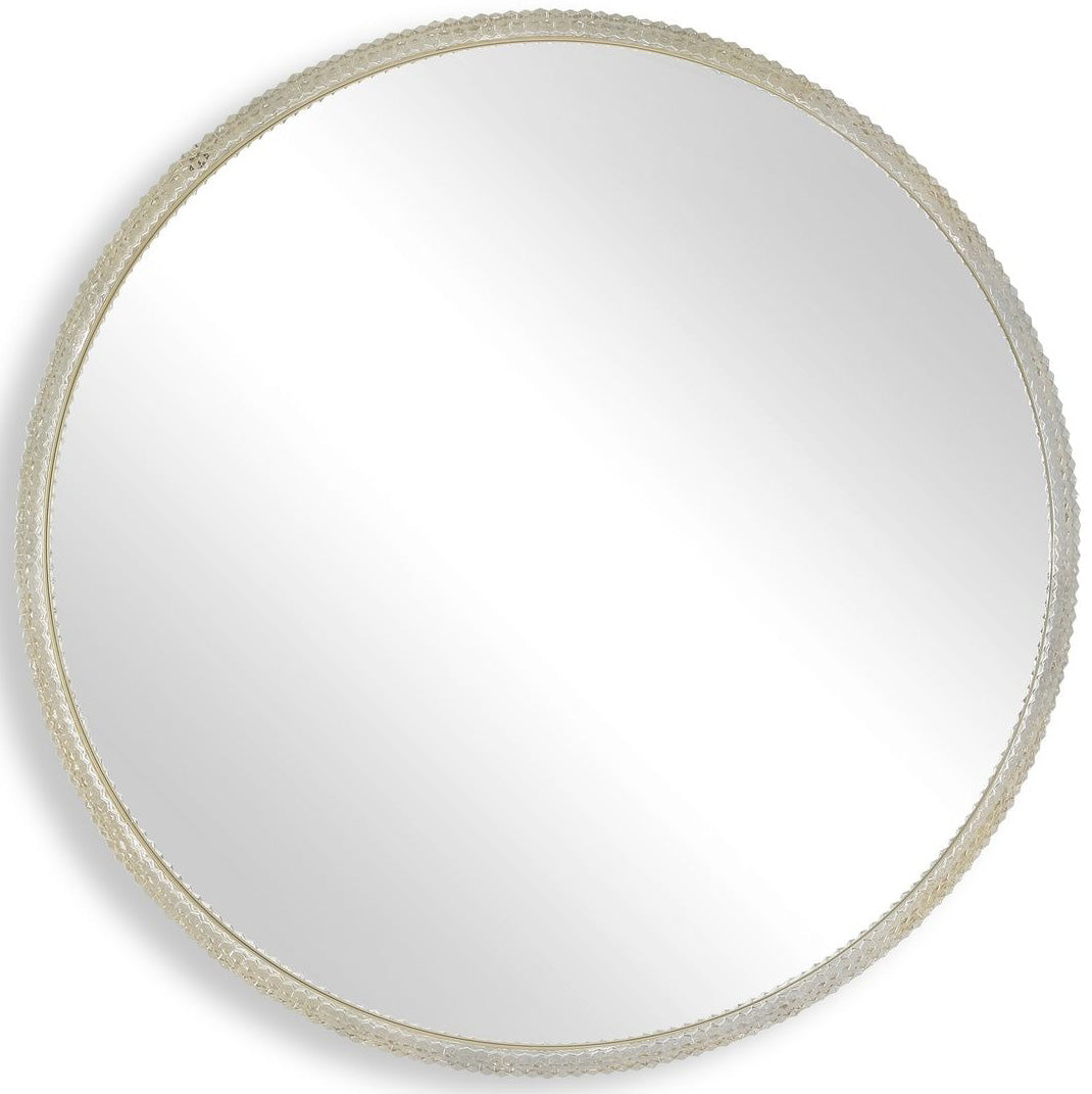 Break The Ice Round Mirror by Uttermost