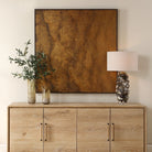 Burn Hand Painted Canvas by Uttermost