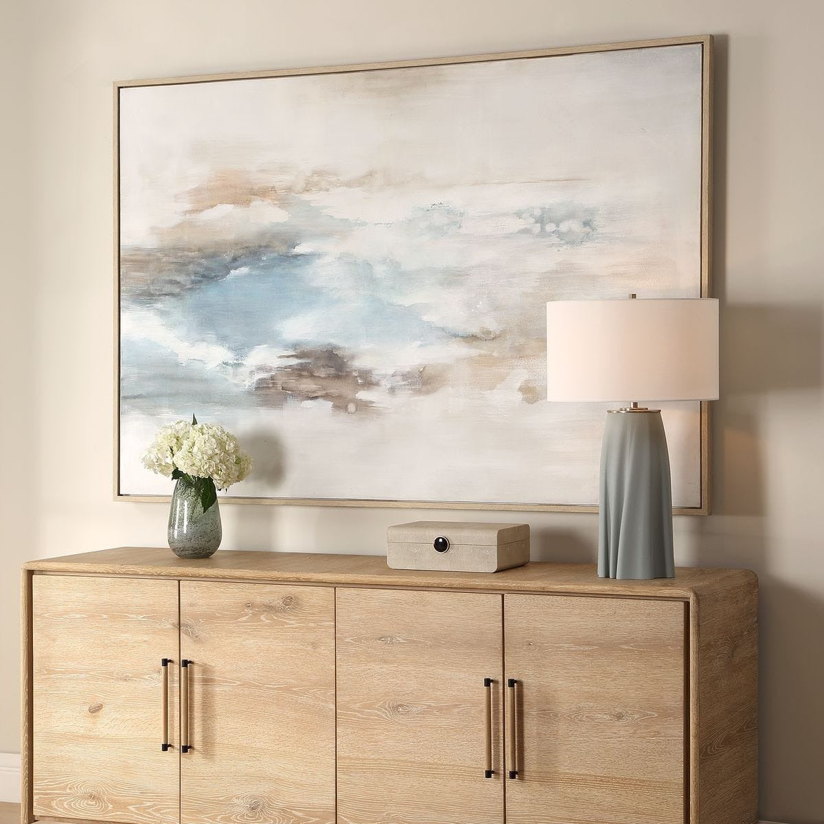 Chasing Blue Coastal Canvas Art by Uttermost