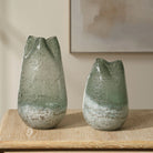 Chianti Seeded Glass Vases - Set of 2 by Uttermost