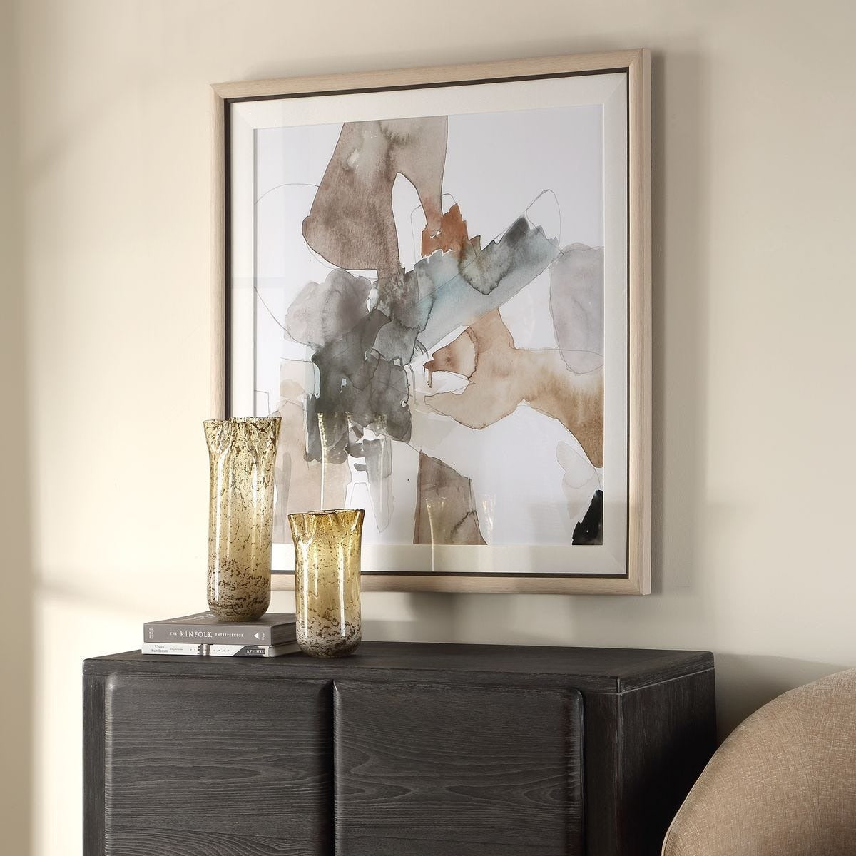 Cohesion Framed Abstract Print by Uttermost